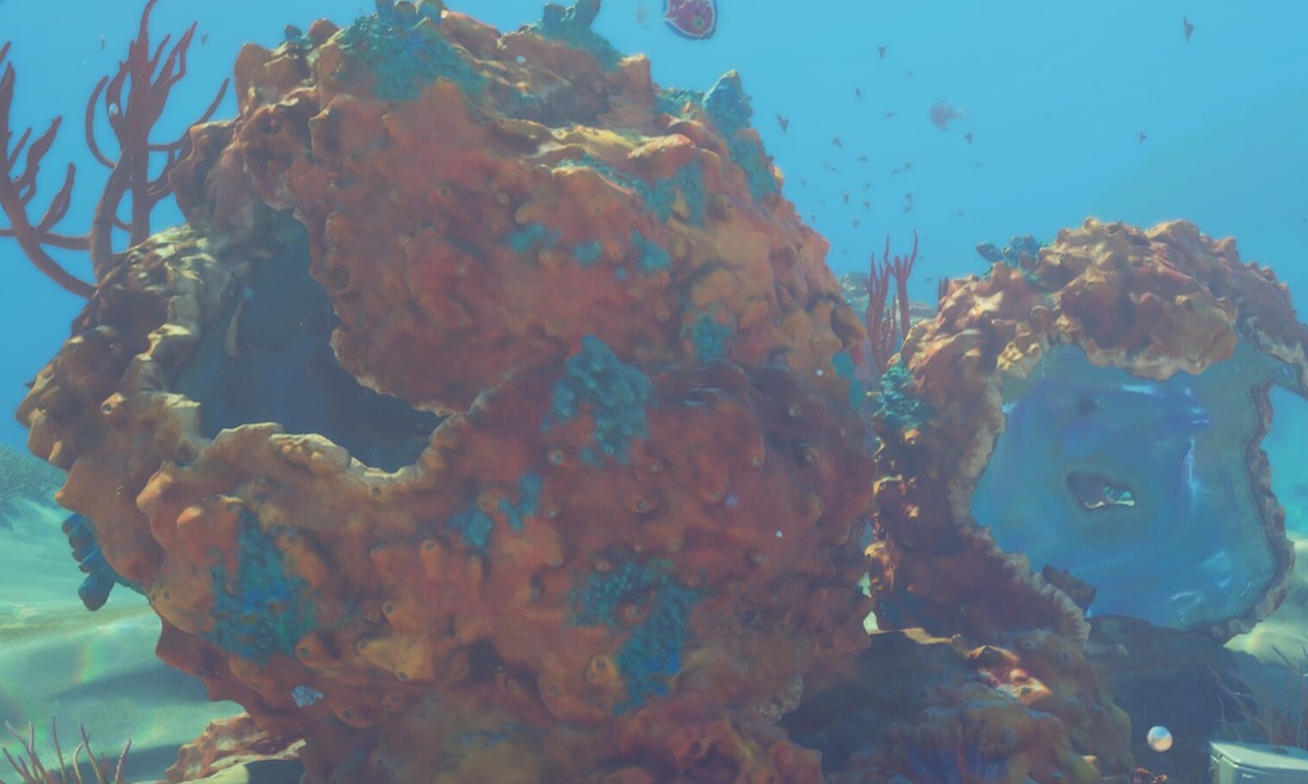 Co-op exploration scene for Subnautica 2 multiplayer lookup.