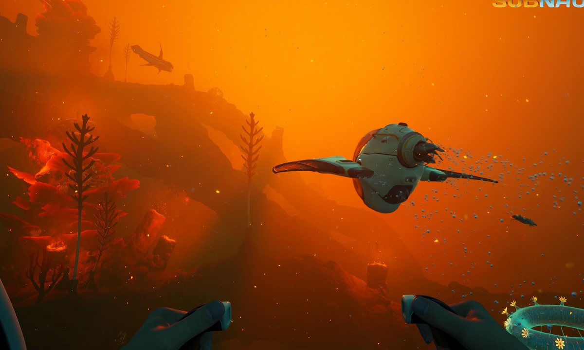 Subnautica 2 route decision scene for the homepage diagnosis tool.