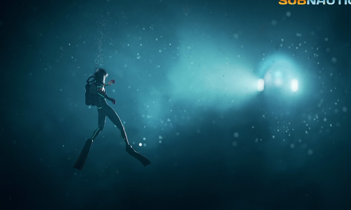 Subnautica 2 gameplay preview for a depth-related vehicle upgrade check.